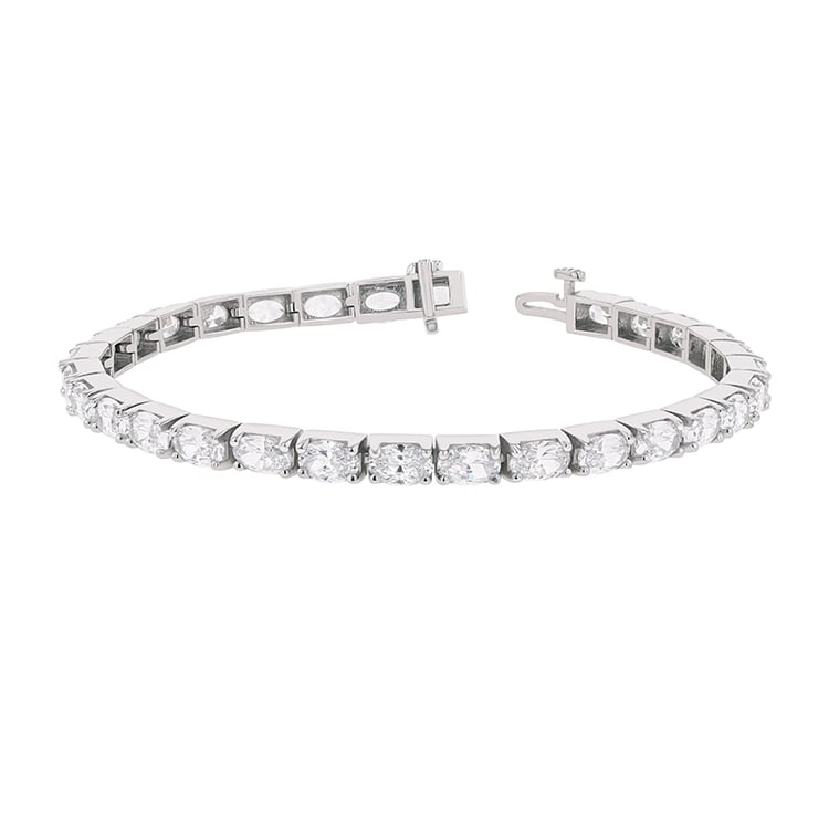 Náramek s oválnými zirkony