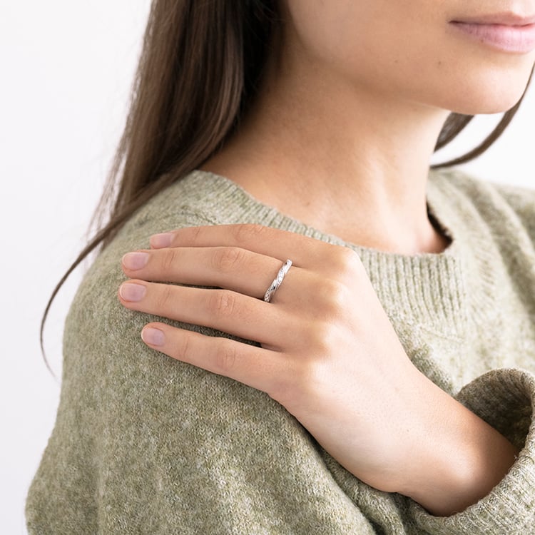 Eternity proplétaný prsten s diamanty Blake 111495