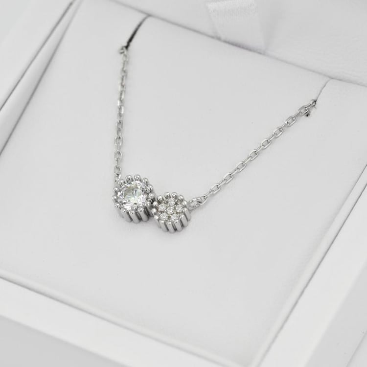 Náhrdelník se zirkony 18879