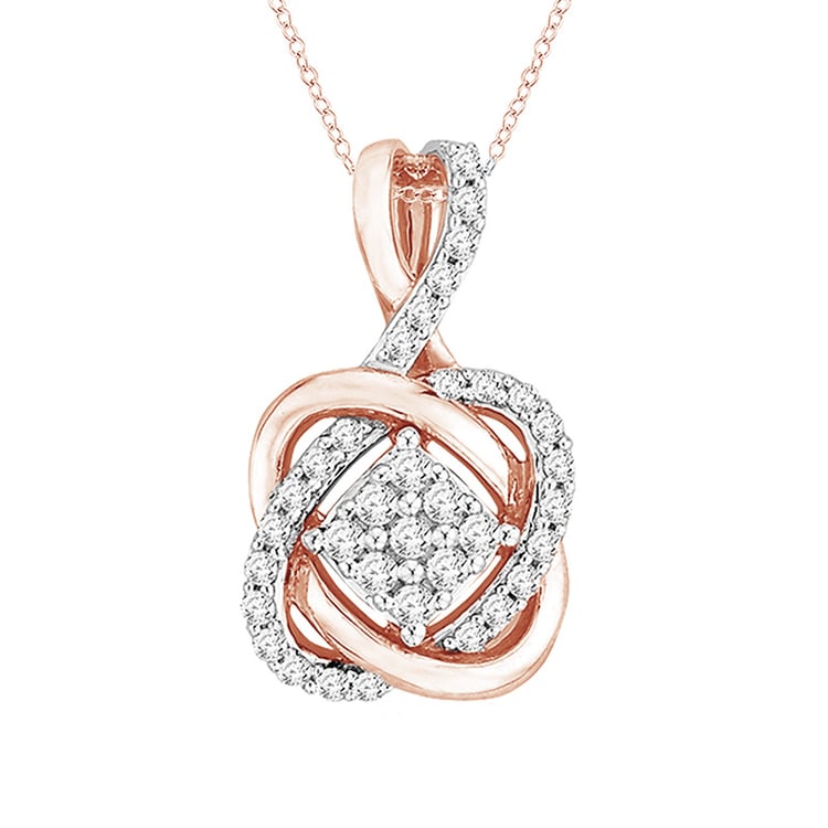 Náhrdelník s diamanty 95051