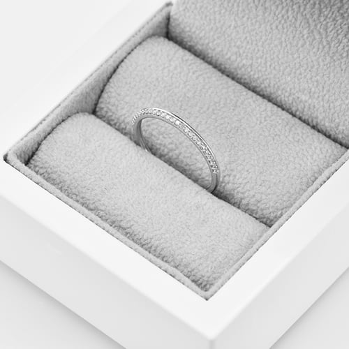 Eternity prsten s lab-grown diamanty Topsey
