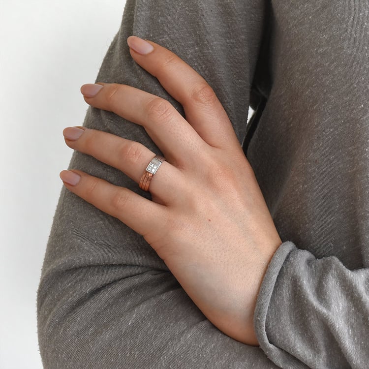 Dámský snubní prsten 77757