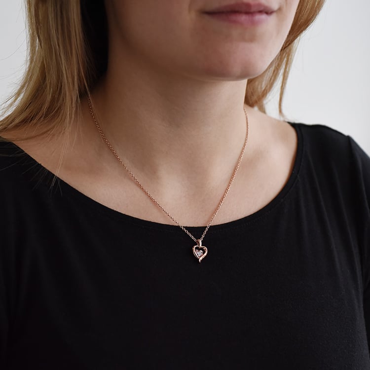 Srdce se simulovaným morganitem 89873