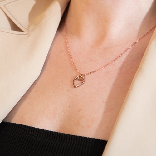 Přívěsek matka a dítě s diamanty Eisa