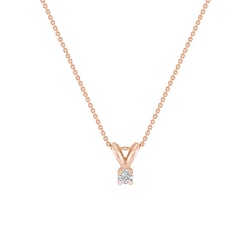 Zlatý přívěsek s diamantem Levande