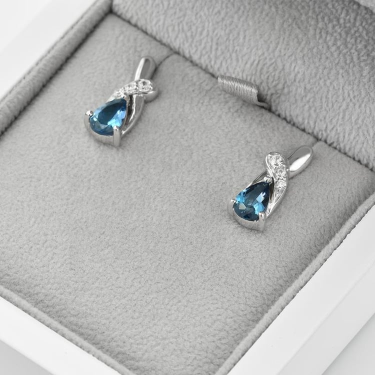 Náušnice topazy 42285