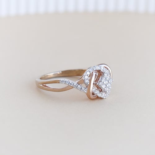 Proplétaný prsten s lab-grown diamanty Ecrin