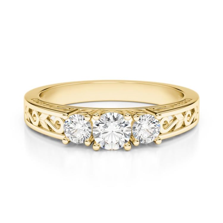 Diamantový zásnubní prsten 27107