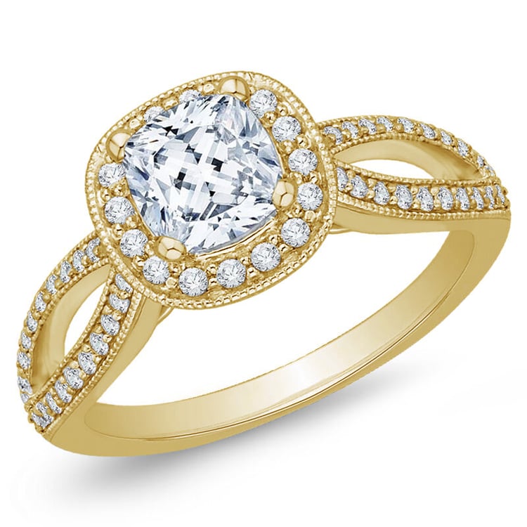 Svatební prsten ze zlata s diamanty 74438