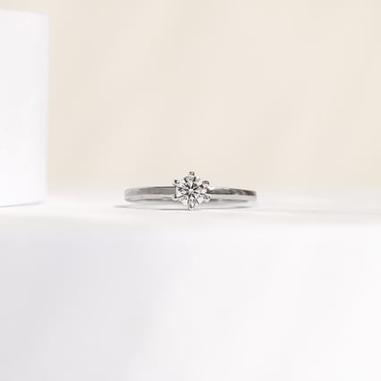 Zásnubní prsten s moissanitem Rabby