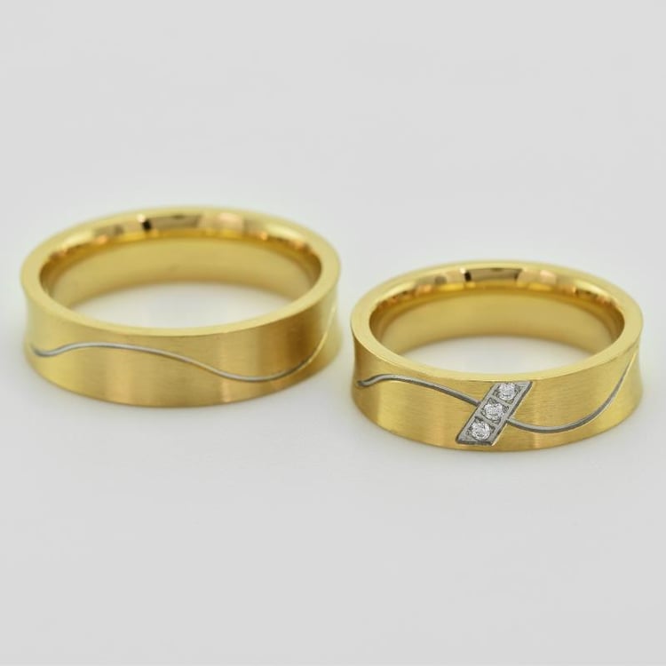 Snubní prsteny s diamanty 33448