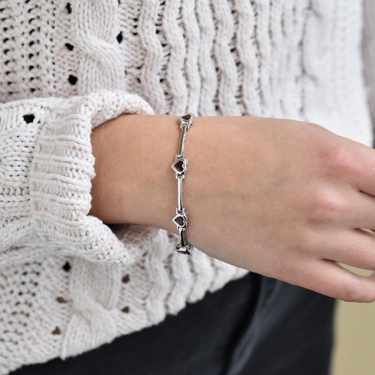 Stříbrný náramek Haxy 10134