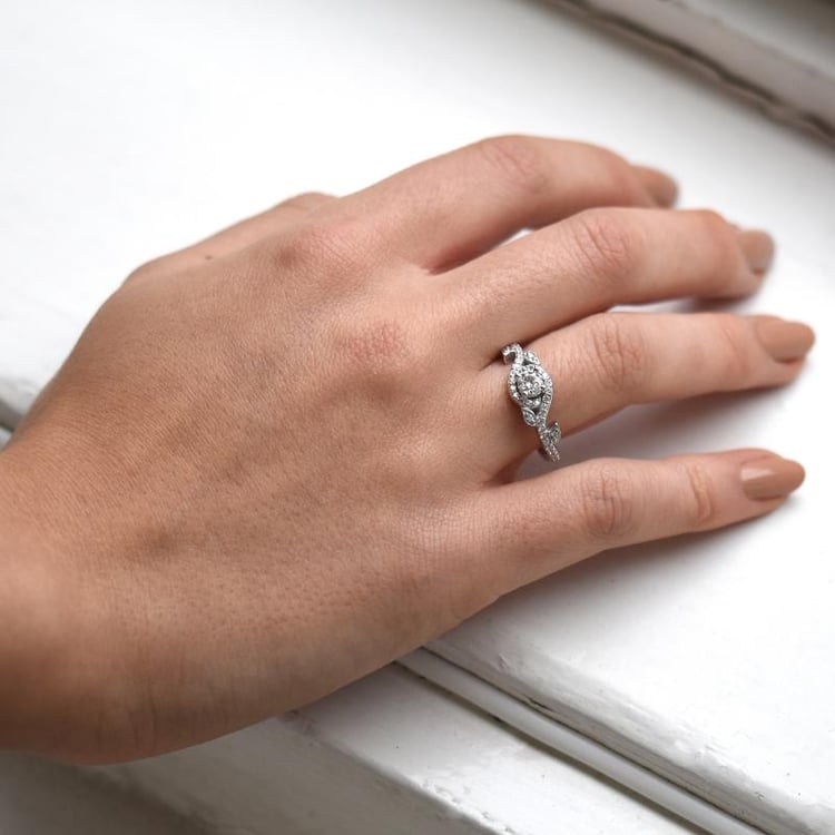 Vintage zásnubní prsten 23888