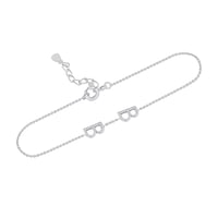 Stříbrný náramek se 2 písmenky podle vaší volby Annika