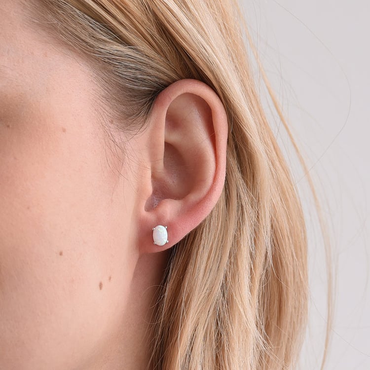 Opálové náušnice 74345