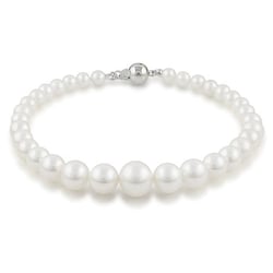 Něžný náramek s bílými perlami Pyah