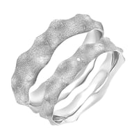 Snubní prsteny s výstupky ze zlata s diamanty Spikes