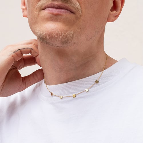 Náhrdelník s hvězdami Malý princ