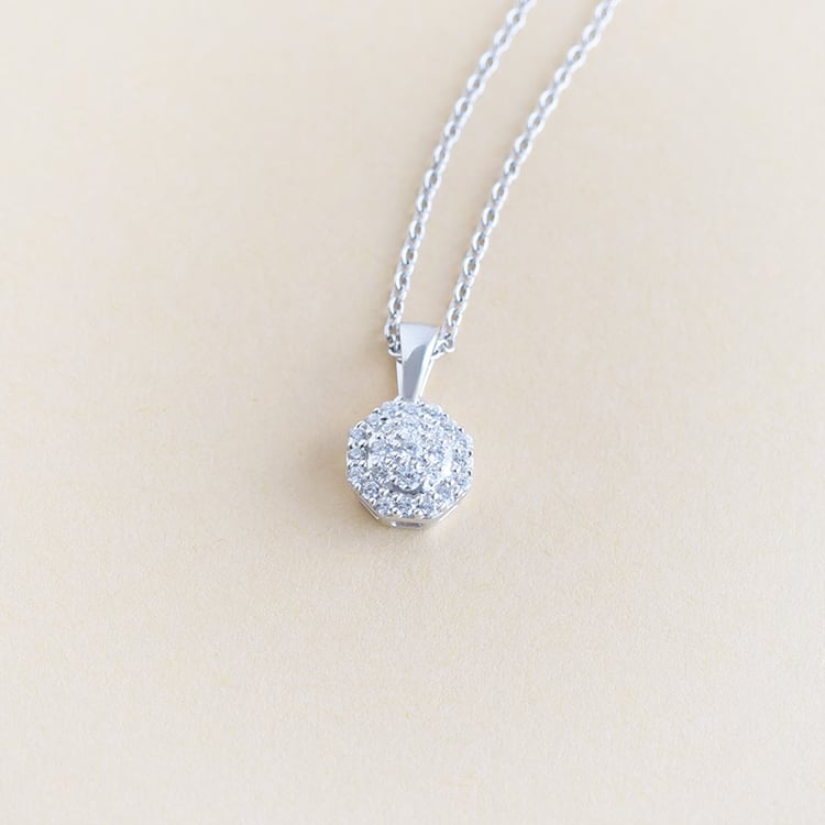 Elegantní přívěsek s lab-grown diamanty Aemilia 96222