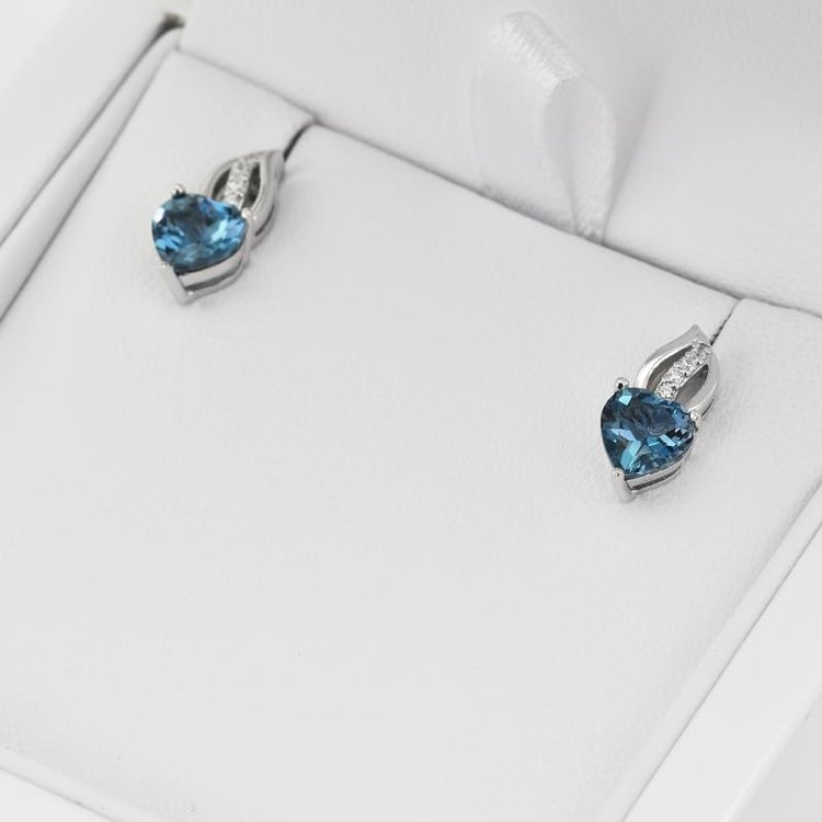 Topazové náušnice 38439