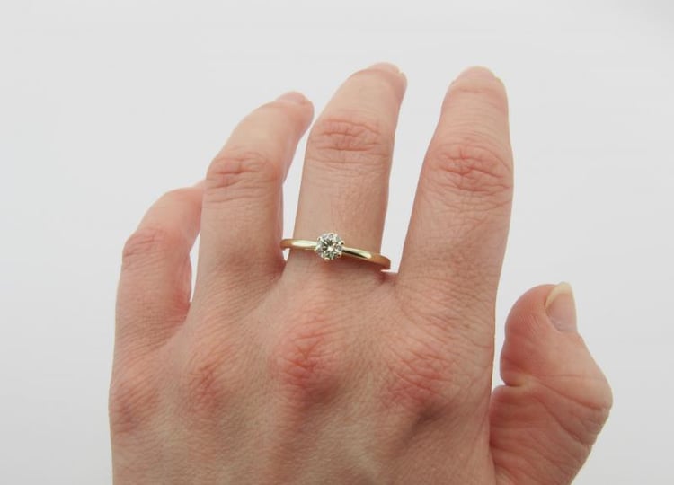 Prsten zo zlata Rima 9564