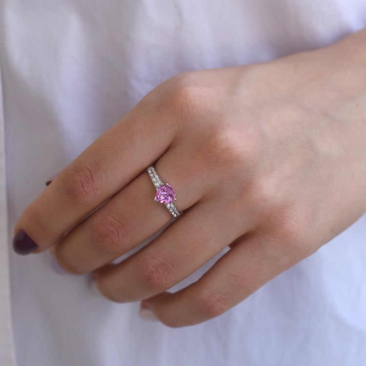 Nádherný safír ve stříbrném prstenu 65361