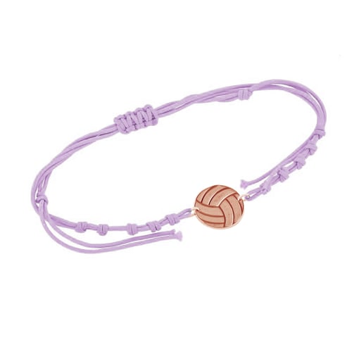 Šňůrkový náramek míč s gravírem dle vaší volby Volleyball