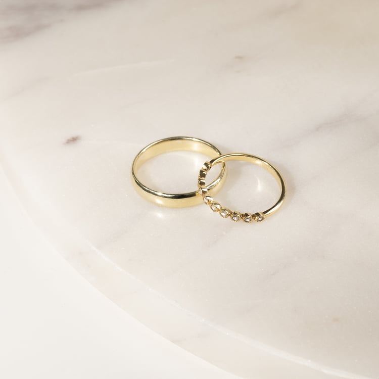 Minimalistický eternity prsten s lab-grown diamanty Danel 136168