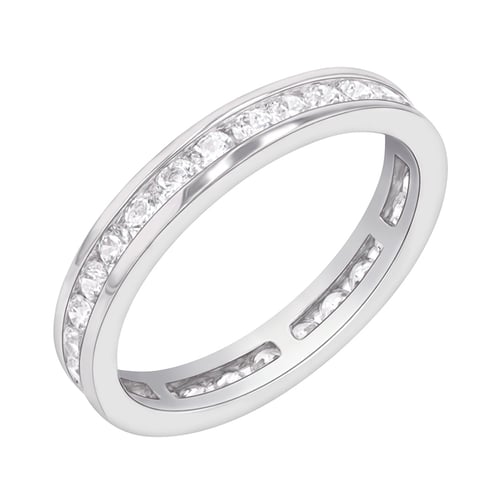 Eternity prsten s diamanty a pánský komfortní prsten Branko