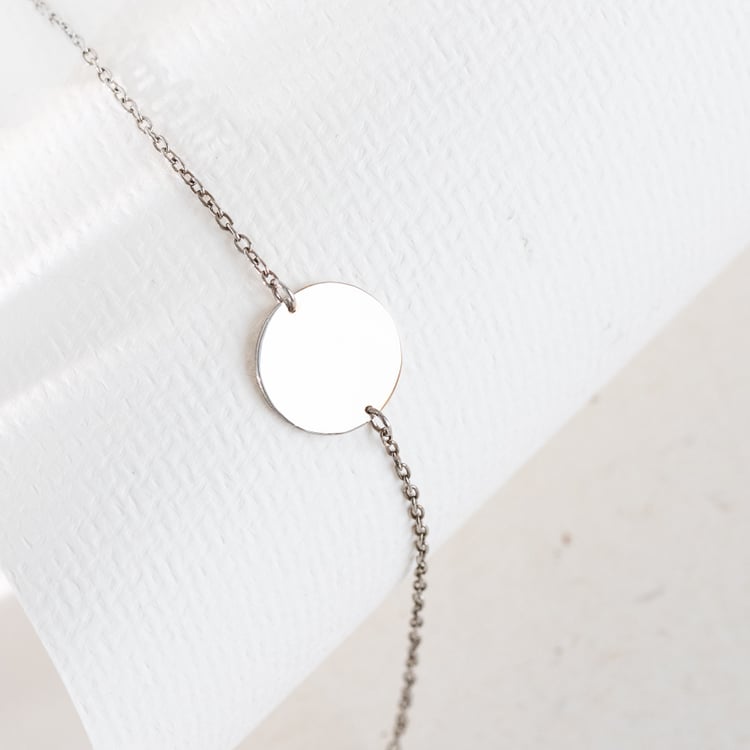 Zlatý náramek Malý princ s liškou a gravírem 124510