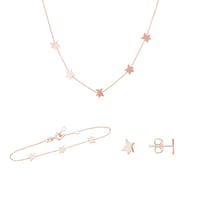 Stříbrná kolekce šperků s hvězdami Malý princ