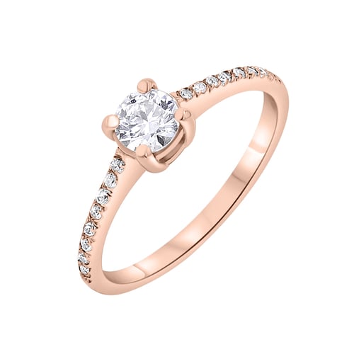 Zásnubní prsten s lab-grown diamanty Dalea