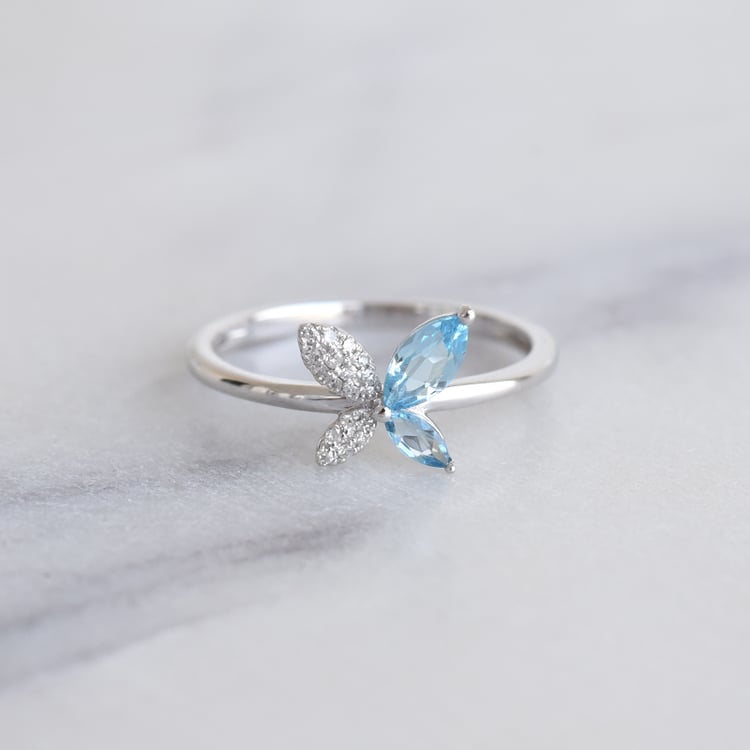 Romantická kolekce šperků s topazy a diamanty Ellis 106230