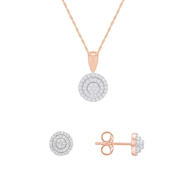 Zlatá kolekce s diamanty 41743