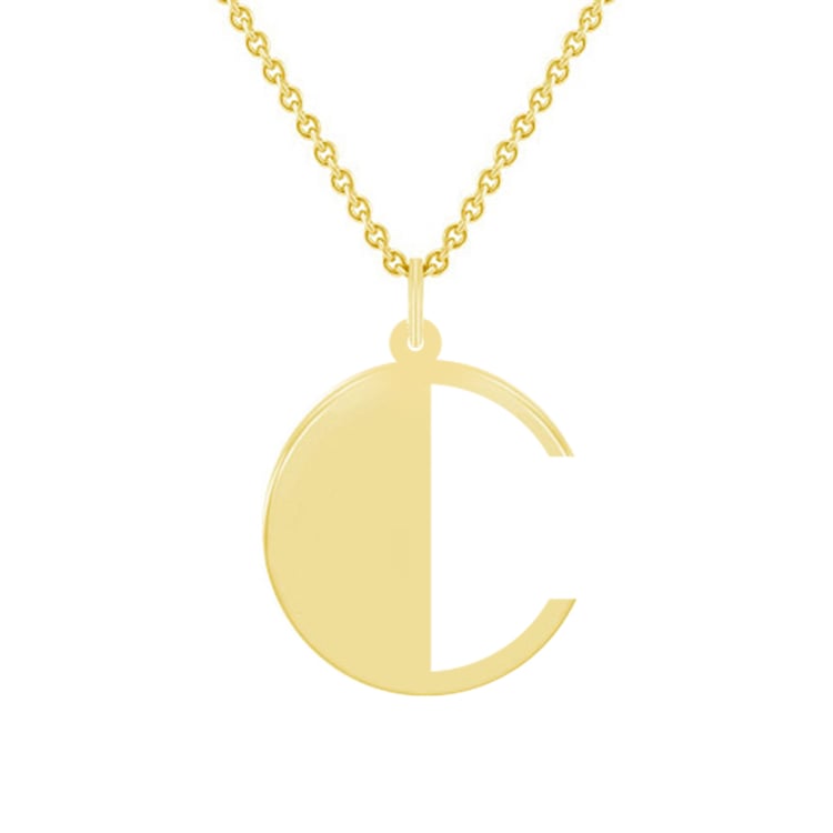 Stříbrný přívěsek s vykrojeným písmenem Alfabet 131591