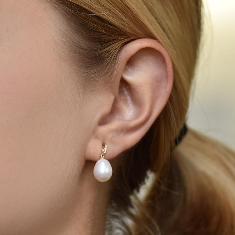 Perlové náušnice 2322