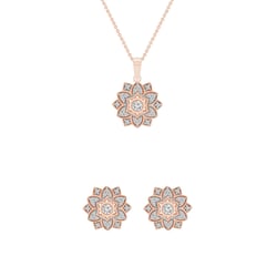 Diamantová sada šperků ze zlata Vilette