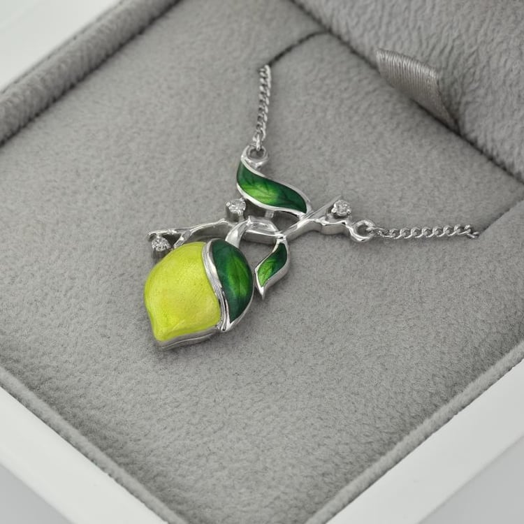 Citrónový náhrdelník 43399