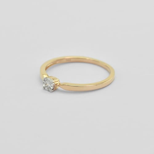 Elegantní zásnubní prsten s diamantem Ximena