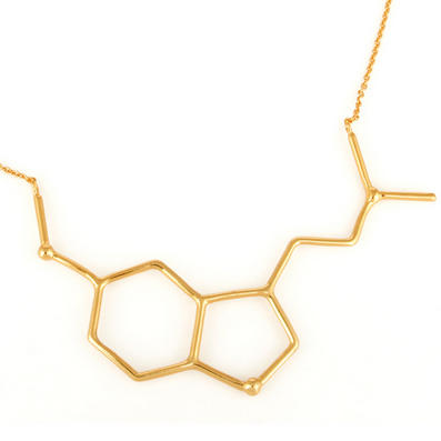 Stříbrný pozlacený geometrický náhrdelník Calah