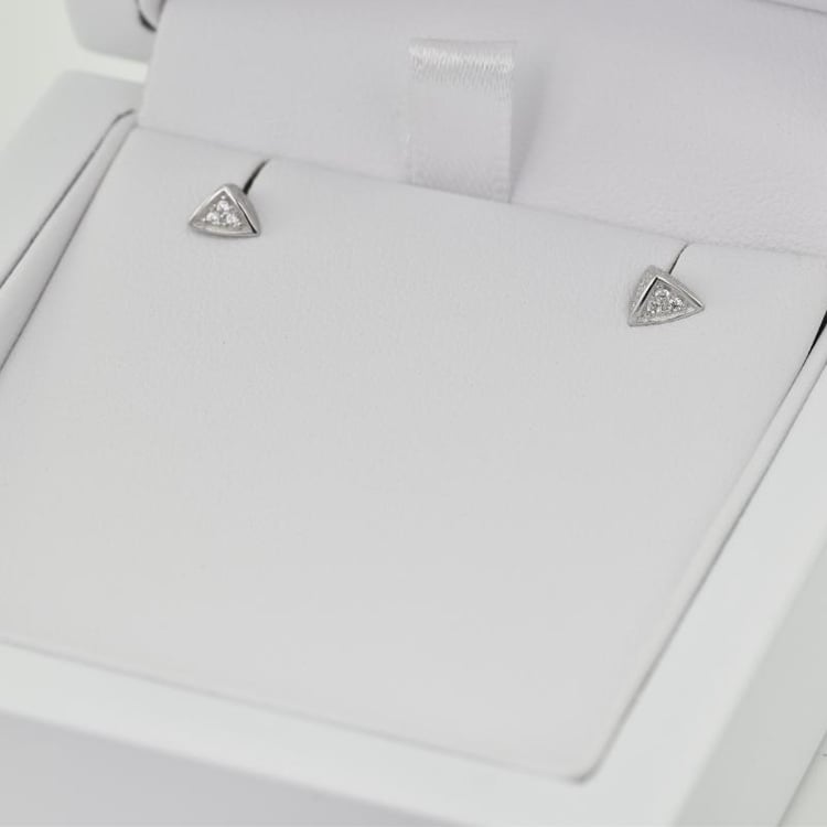 Zirkonové náušnice 21355