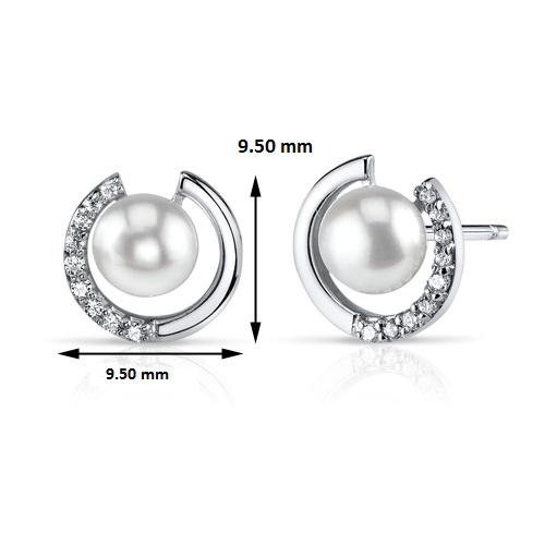 Stříbrné náušnice 14054