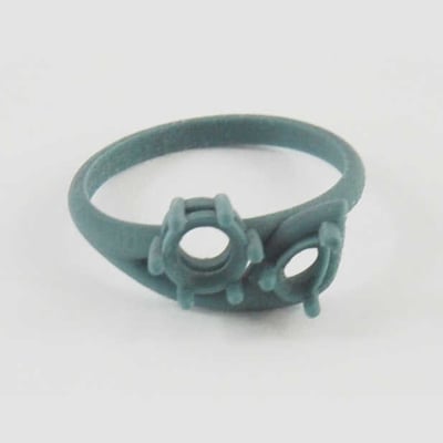 Voskový model prstenu