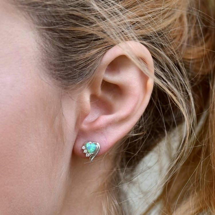 Opálové náušnice 106996