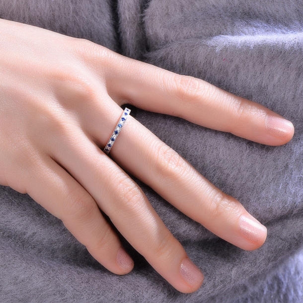 Prsten z bílého zlata 6122