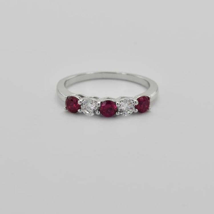 Prsten s rubíny 31852