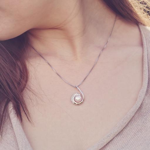 Náhrdelník s perlou Jizzi 14304