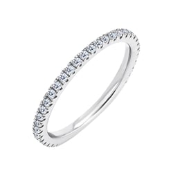 Eternity prsten ze zlata s 1.25mm lab-grown diamanty Benjamin