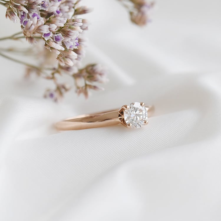 Zásnubní prsten s diamantem Lopa 93363