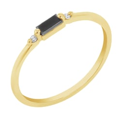 Prsten s baguette salt and pepper diamantem a lab-grown diamanty Isma